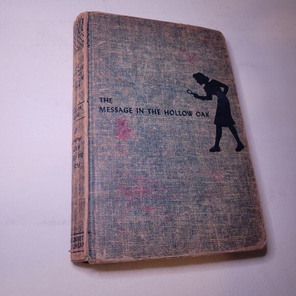 Old Nancy Drew Mystery Stories The Message in the Hollow Oak Carolyn Keene 1935 - Picture 1 of 9